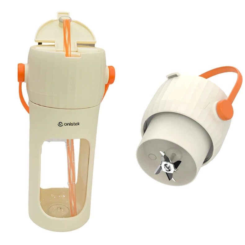 Mini Liquidificador Petenca 70w 380ml Onistek Cor Bege