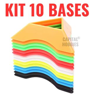 Base triangular de apoio para cubo mágico suporte de plástico  kit com 5 ou 10 unidades em Oferta na Shopee