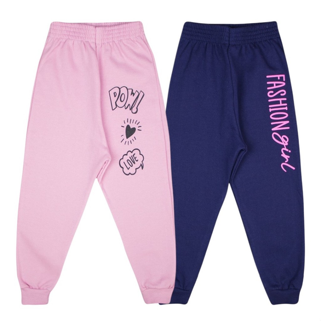 Kit 2 Calças De Moletom Infantil Menina Roupa Inverno Sortidas