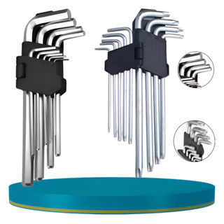 Jogo de Chave Torque Torx + Allen com 18 Peças T10 até T50 Profissional em Oferta na Shopee