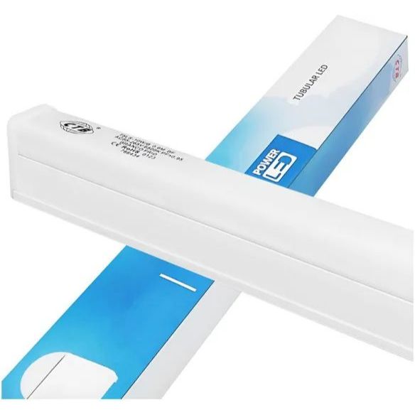 Led Tubular T5 Com Calha 90cm 15w Acoplada Completa Luz 3K 6K