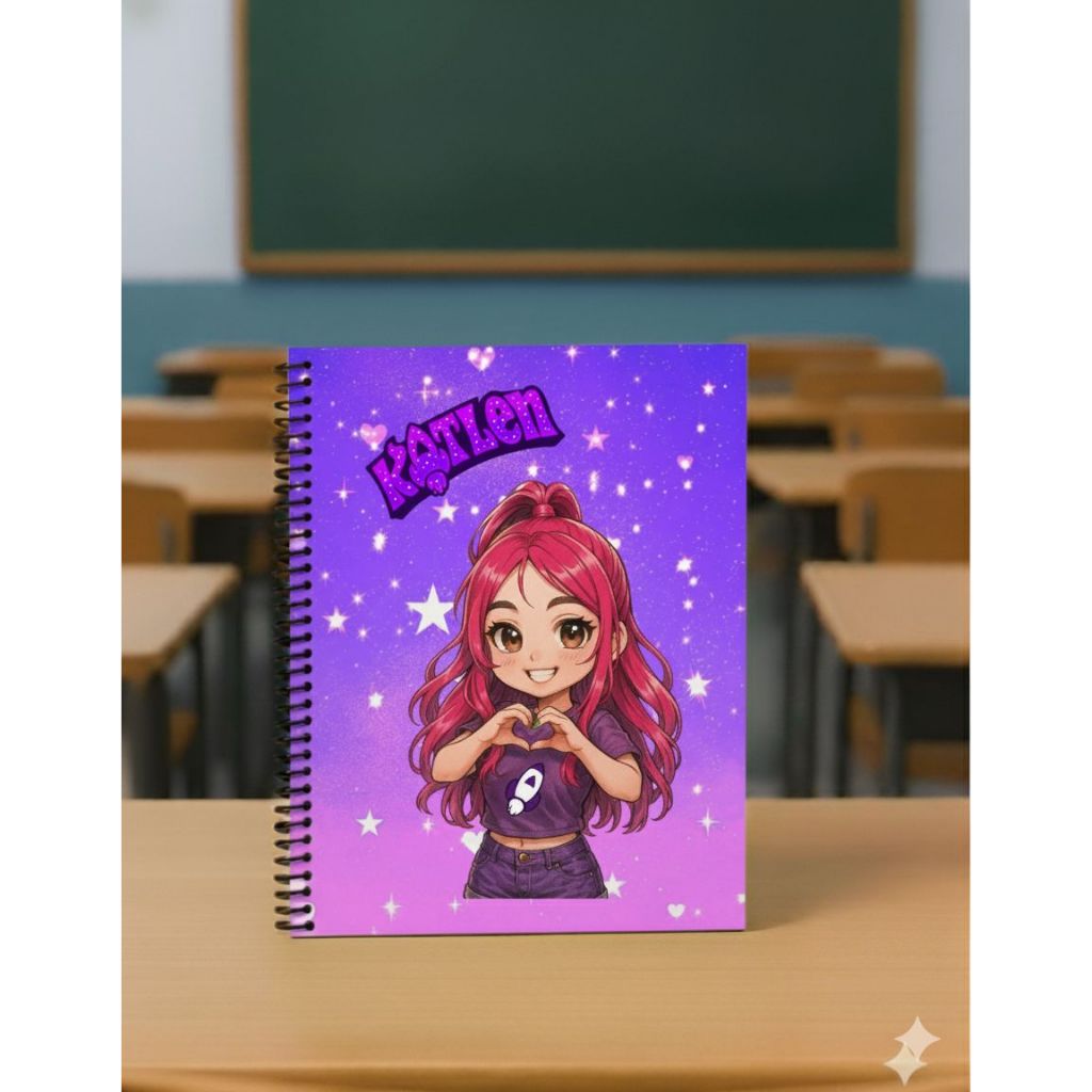 CADERNO A5 DOS ROSAS - KETLEN - 40 folhas – CAR030 em Oferta na Shopee