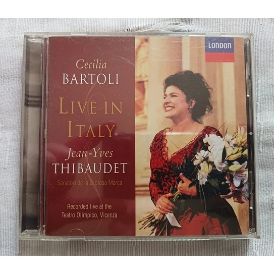 Cd Cecilia Bartoli - Live In Italy - Importado U.S.A. - Excelente Estado