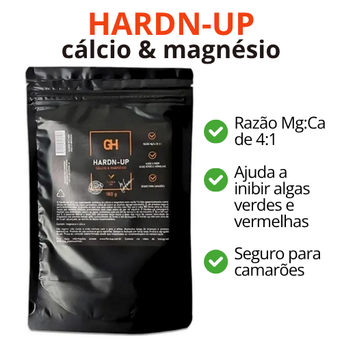 Hardn-up Cálcio e Magnésio Flora Up para Aquário Plantado Doce - Artigos para Aquário