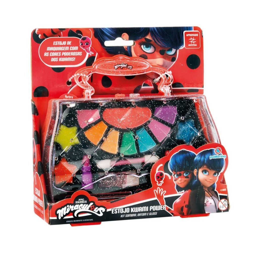 Miraculous - Estojo Kwami Power - Polibrinq
