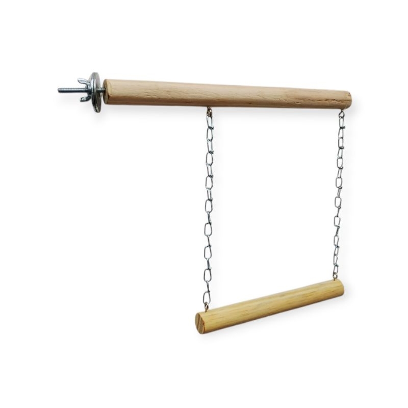 Poleiro com balanço 30 cm Papagaio........