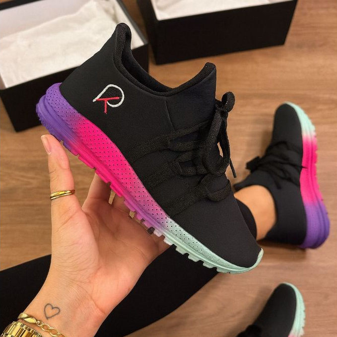 Tênis Feminino Masculino Diker F1 Esportivo Caminhada Academia Confortável Leve Promoção Envio 24h