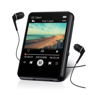 MP3 player touch screen MP3 music player com alto-falante em Oferta na Shopee