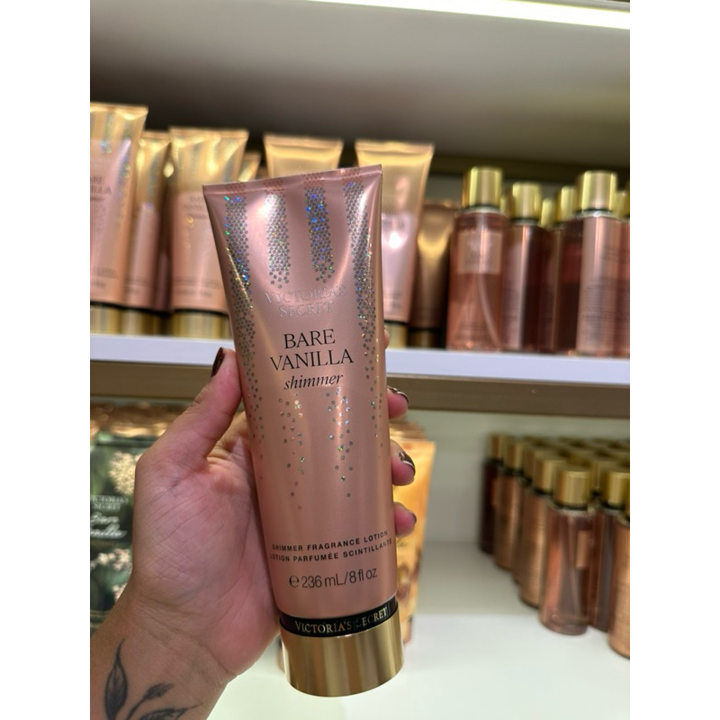 Hidratante Victoria's Secret- Bare Vanilla Shimmer 236ml