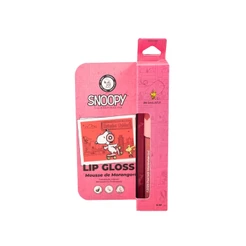Lip Gloss Mousse De Morango Snoopy Ticiane Pinheiro 4ml com Óleos Minerais, de Ricino, Cera de Carnaúba, Vitamina E