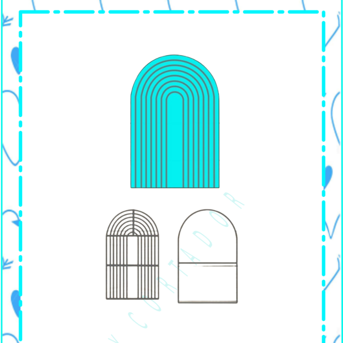 cortador marcador moldura Arco-íris 8x5 em Oferta na Shopee