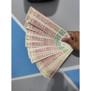 adesivo minas motos refletivo para canela bengala de moto( par) original em Oferta na Shopee