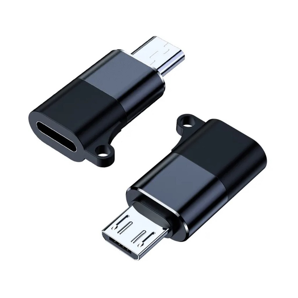 Adaptador USB C Femea para Micro USB V8  USB 2.0 Micro V8 Macho   Conector Transferencia Dado Carga