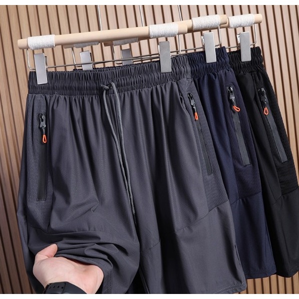 Calça Shorts Masculina Confortável Dry Fit - Toque Macio, Secagem Rápida e Frescor Diário não amassa