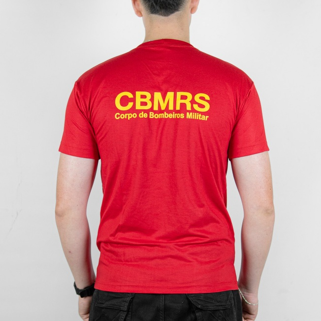 Camiseta Bombeiro Militar Rio Grande do Sul - Modelo antigo RS CBMRS