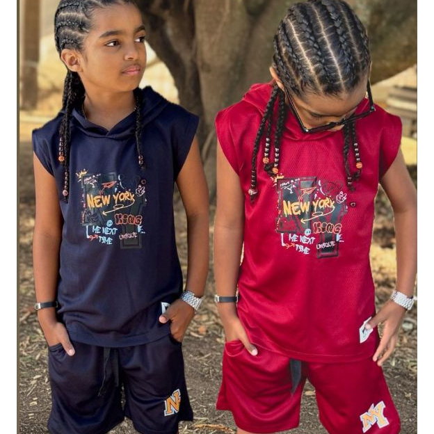 Conjunto Infantil Menino Diversos Estiloso Verão Camisa e Bermuda Juvenil Dry Fit