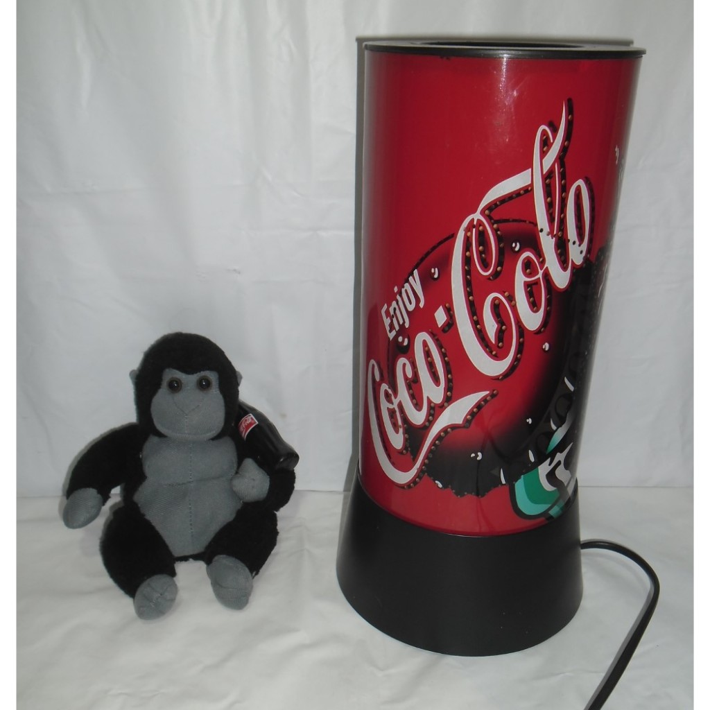 Antiga Luminaria Display Gorila Engradado Garrafinhas Atenas Coca cola
