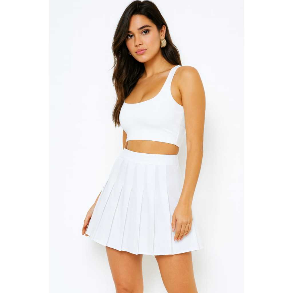 Saia Plissada LISA  Cosplay Koreana  pronta entrega em Oferta na Shopee