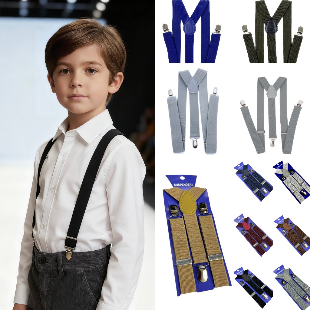 Suspensório INFANTIL Unissex  Ajustável Masculino Feminino Varias Cores