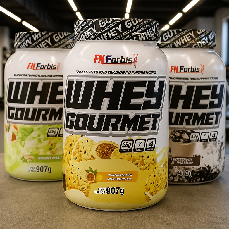 Whey Protein Gourmet Fn Forbis 907g Diversos Sabores
