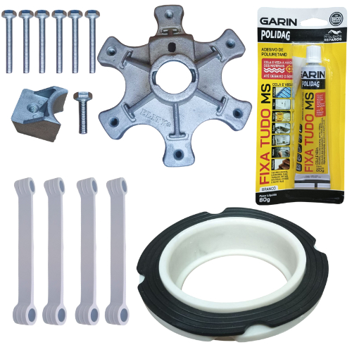 SUPORTE CESTO SALVA TANQUE COMPATÍVEL COM LAVADORA BRASTEMP CONSUL 9KG 11KG