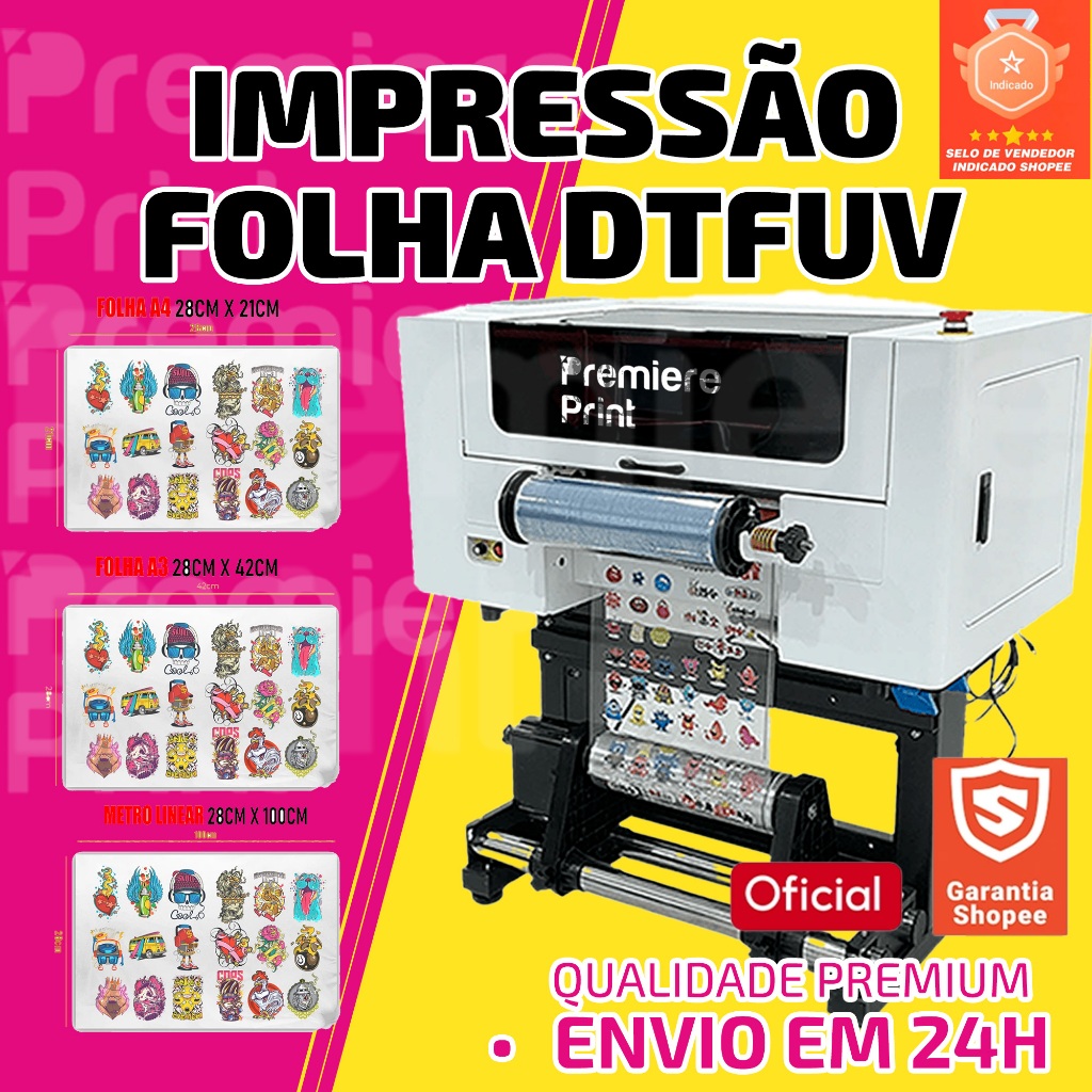 IMPRESSÃO DTF UV ENVIO IMEDIATO EM ATÉ 24 HORAS em Oferta na Shopee