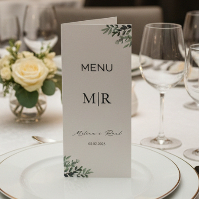 Menu Cardápio para Festas | Fazemos todas as Cores | Casamento Aniversário Personalizado em Oferta na Shopee