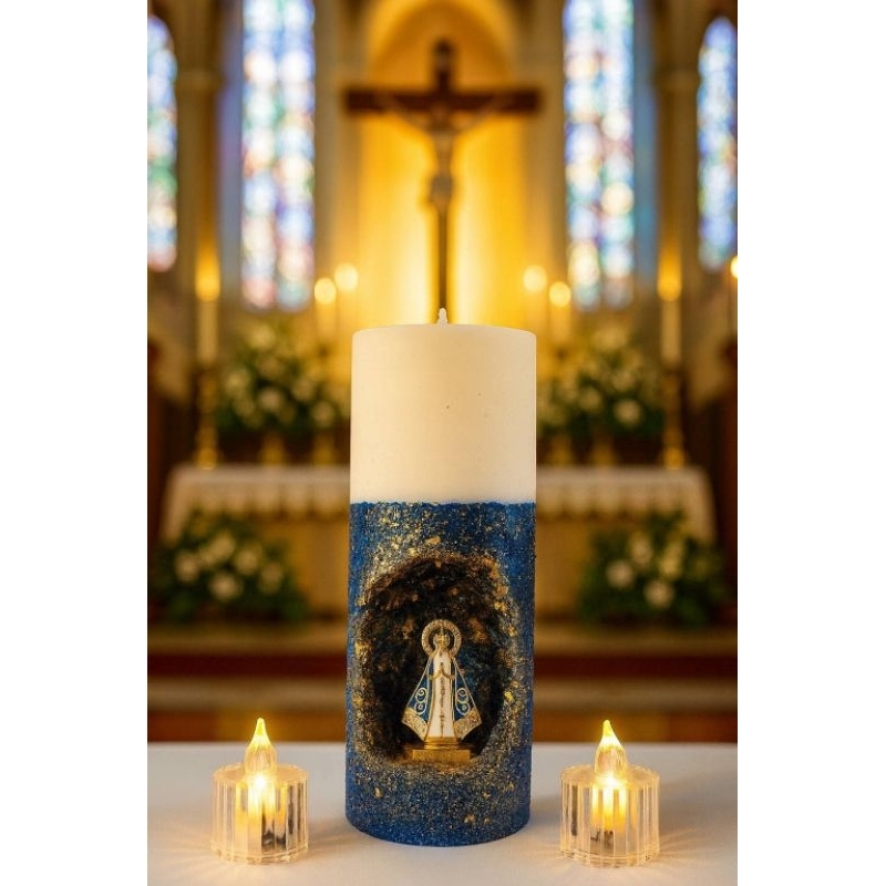VELA GRUTA ORATÓRIO NOSSA SENHORA APARECIDA + BRINDE!!!