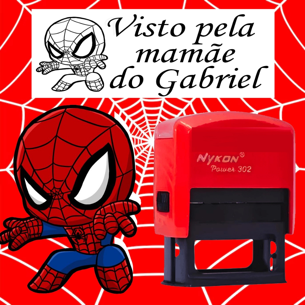 Visto pela Mamãe - Carimbo Personalizado