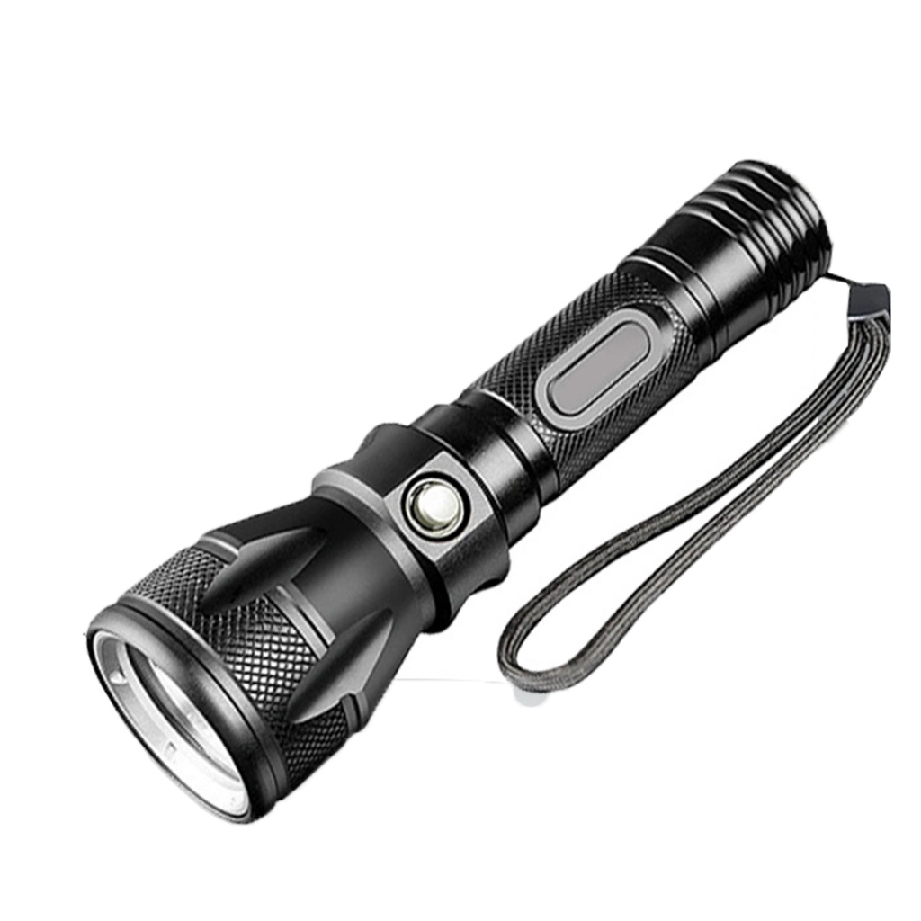 Lanterna A Prova Dágua De Mergulho Profissional Recarregavel