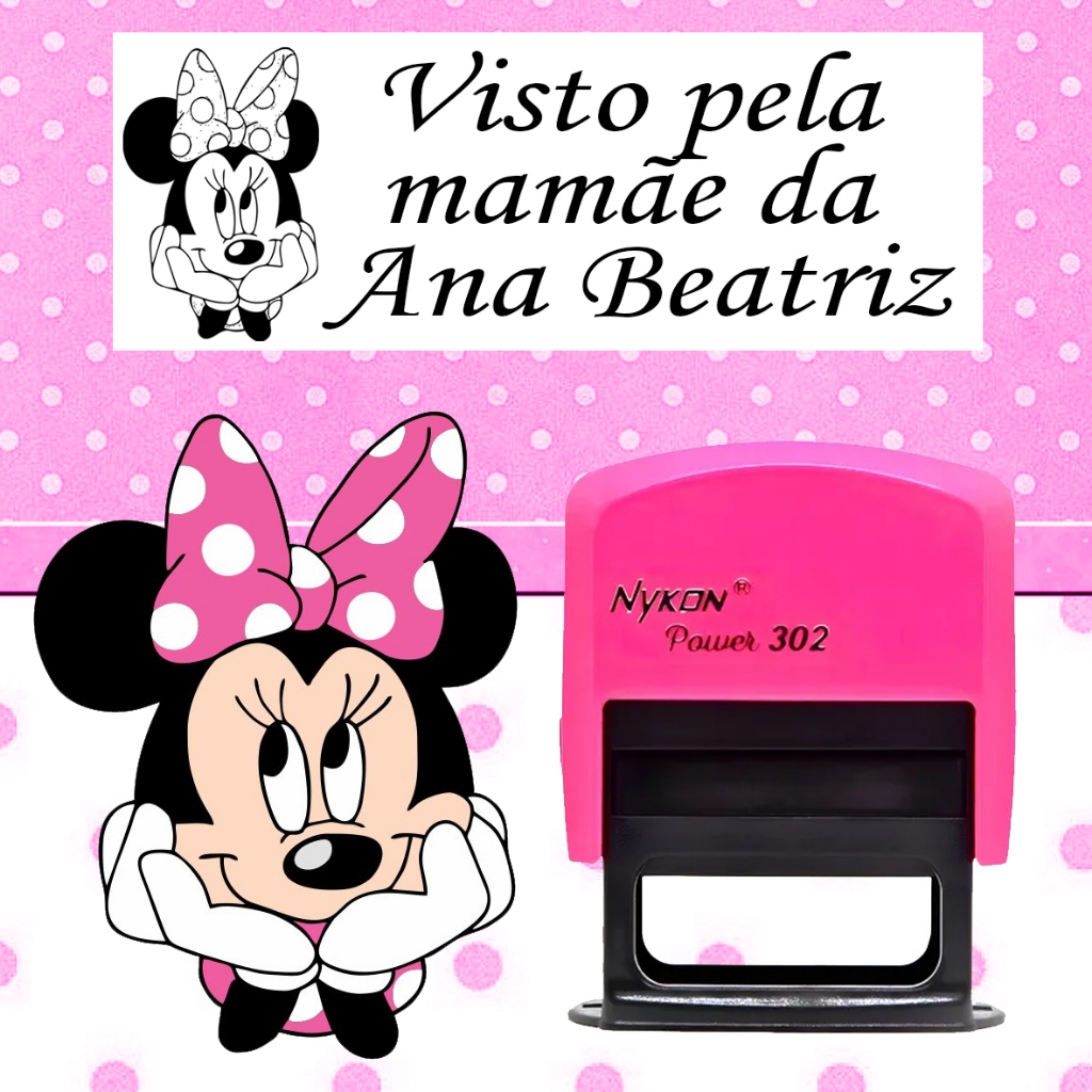 Carimbo / Nome - Personalizado em Oferta na Shopee