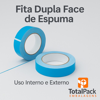 04 Rolos Fita Dupla Face Espuma 12MMX2,0M 12MMX1,5M em Oferta na Shopee