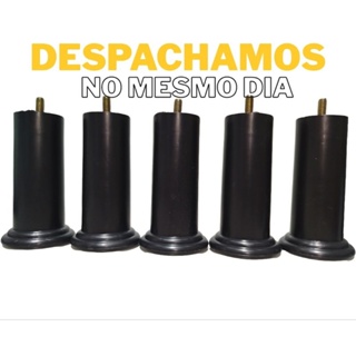Pés para cama box Queen Casal king de plástico 12cm Rosca Universal Fácil instalação em Oferta na Shopee
