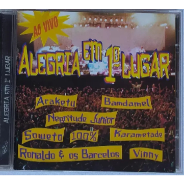 Cd Alegria Em 1o Lugar Soweto Bandamel Samba Axé PAGODE
