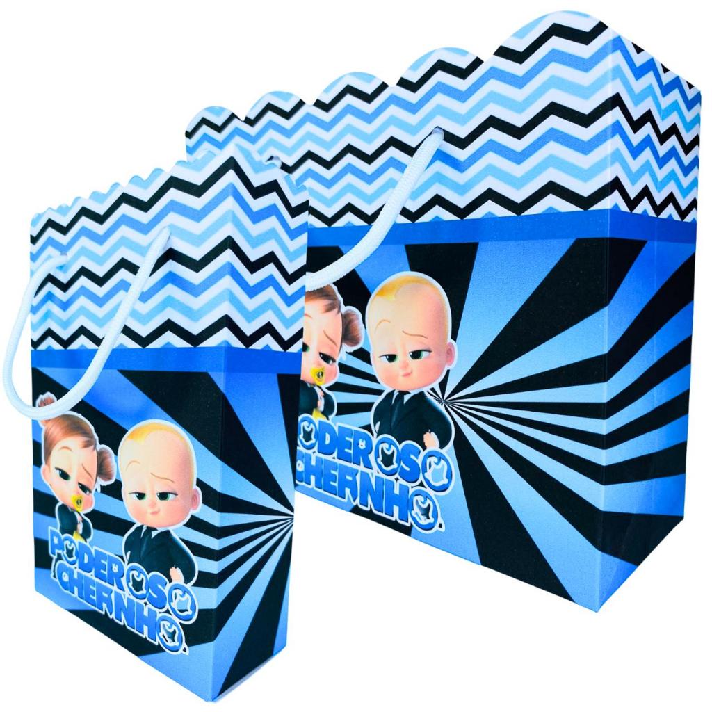 Sacolinha Personalizada Poderoso Chefinho Sacolinhas para Lembrancinha de Aniversário Infantil Sacolas Envio Rapido