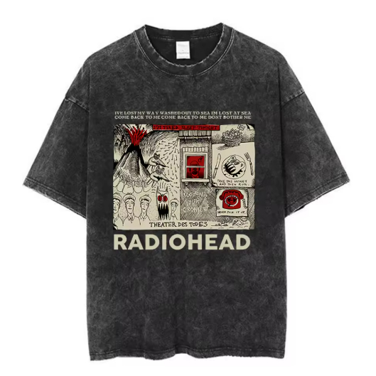 Camiseta Radiohead – Perfeita para Shows, Festas e o Dia a Dia! em Oferta na Shopee