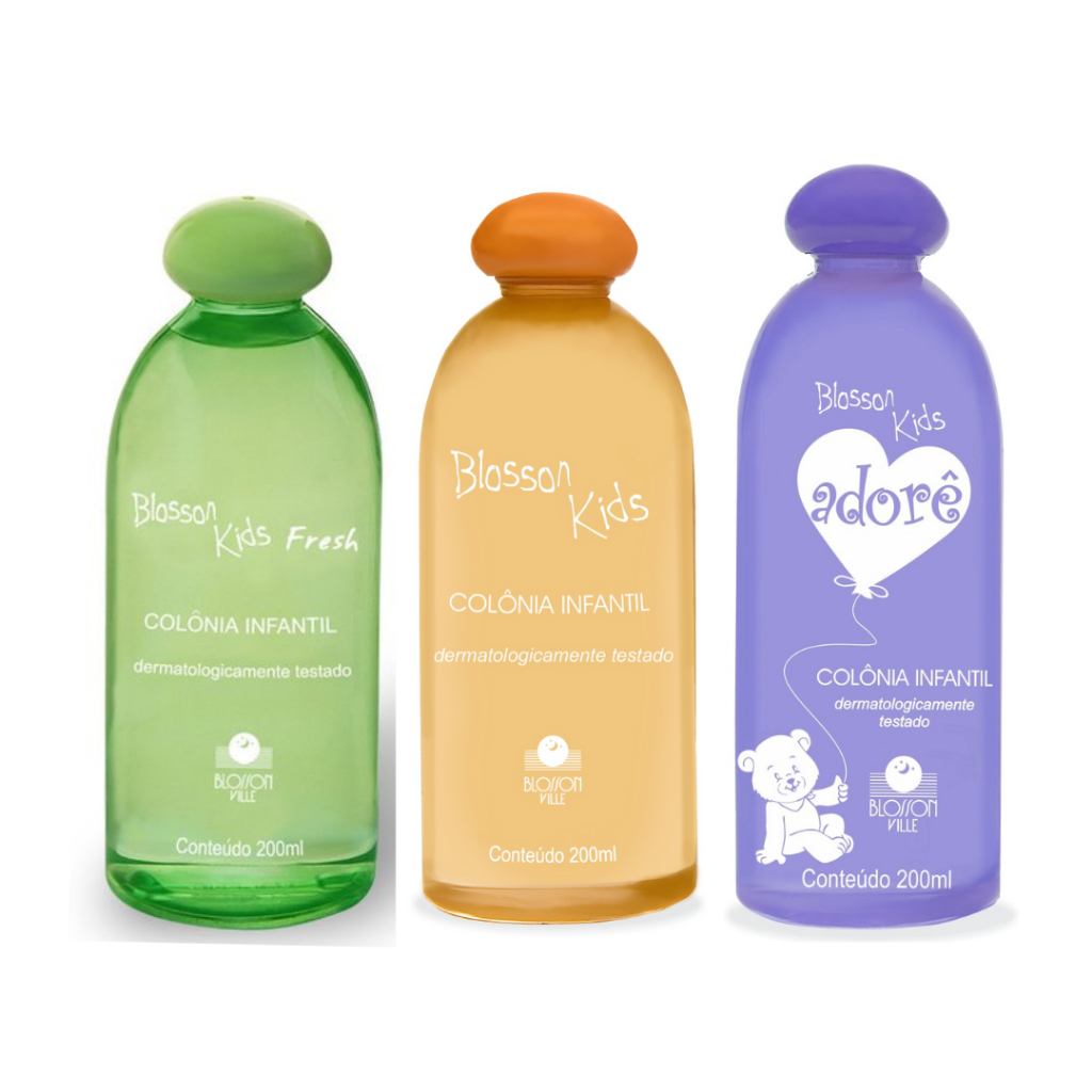 Colônia Infantil  Blosson Kids Laranjinha Fresh Soft Adorê Doce Mimo  fragrâncias encantadoras em Oferta na Shopee