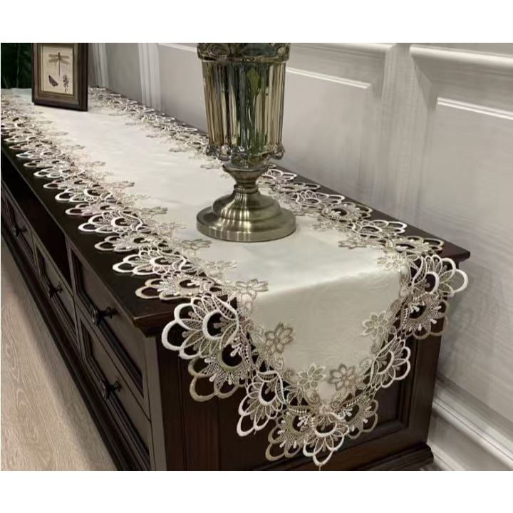 Caminho De Mesa Grip Trilho Bordado de Renda Croche Tamanho e Cores Variados em Oferta na Shopee