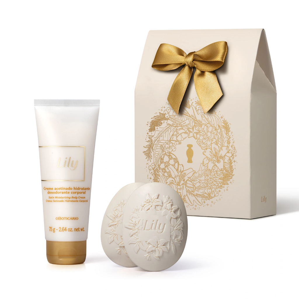 Kit Presente Natal Lily Cuidados (2 Itens)