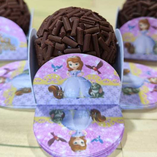 PRINCESA SOFIA Forminhas 4 Pétalas Nº 6 para Doces Docinhos Festa Aniversário em Oferta na Shopee