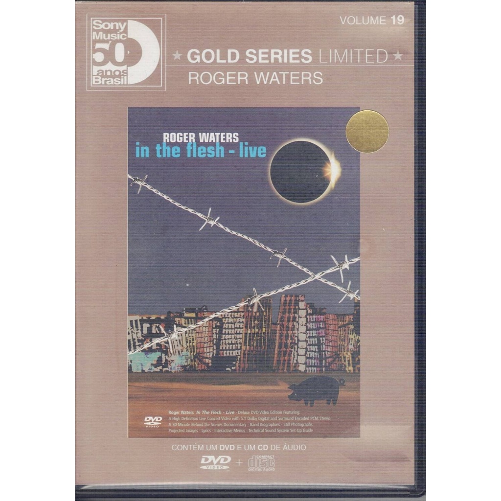 DVD ROGER WATERS In The Flesh - live COLUMBIA - Testado