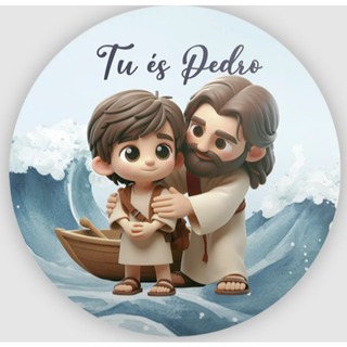 12 Centros Mesa Tu ès Pedro  Personalizado Lembrança Festa em Oferta na Shopee