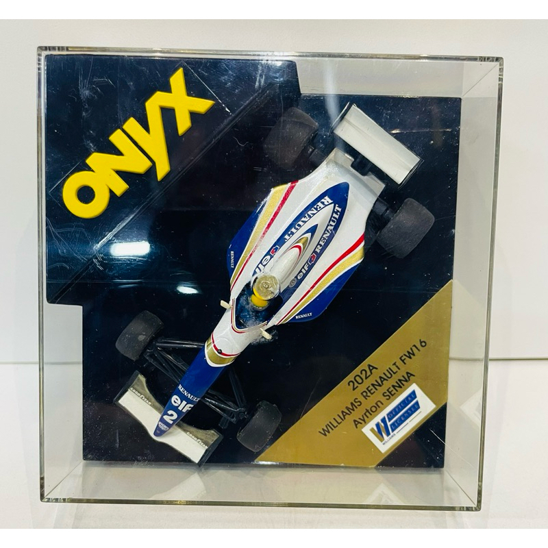 Miniatura Metal 202A Williams Renault FW16 Ayrton Senna F1 Lendas Da Fórmula 1 (Edição Limitada) 1/43