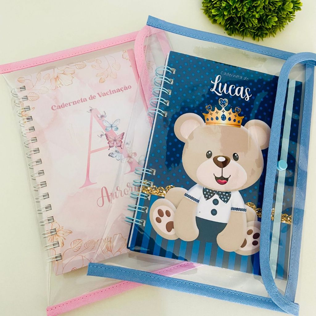 Capa para Caderneta de Vacinação / Porta Caderneta de Vacinação