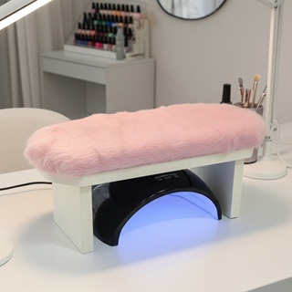 Apoio de Mão para Manicure + Espaço para Cabine LED UV | Conforto, Organização e Estilo no Seu Salão em Oferta na Shopee