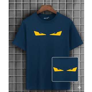 Camiseta Masculina Streetwear – Estampa Olhos Anime 100% Algodão Premium