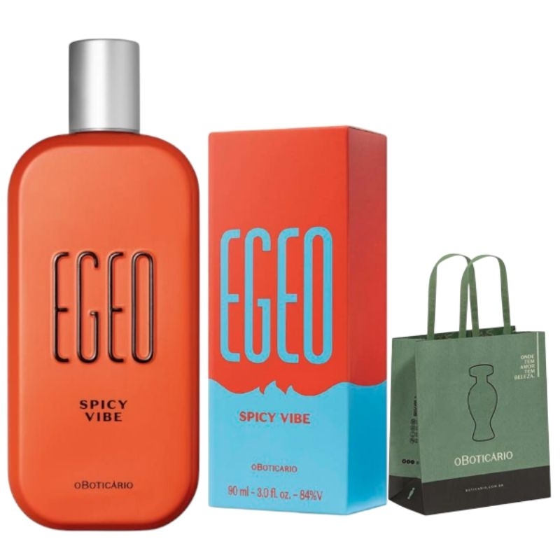 perfume egeo Spicy vibe desodorante Colônia 90ml original e lacrado presente  o boticário