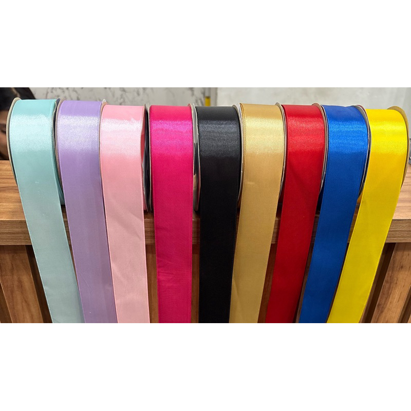 FITA DE CETIM🎀 FACE SIMPLES 38 MM NUMERO 9 - ROLO COM 50 METROS. 🏆 🏆•	+2.000 unidades vendidas 🔥 em Oferta na Shopee