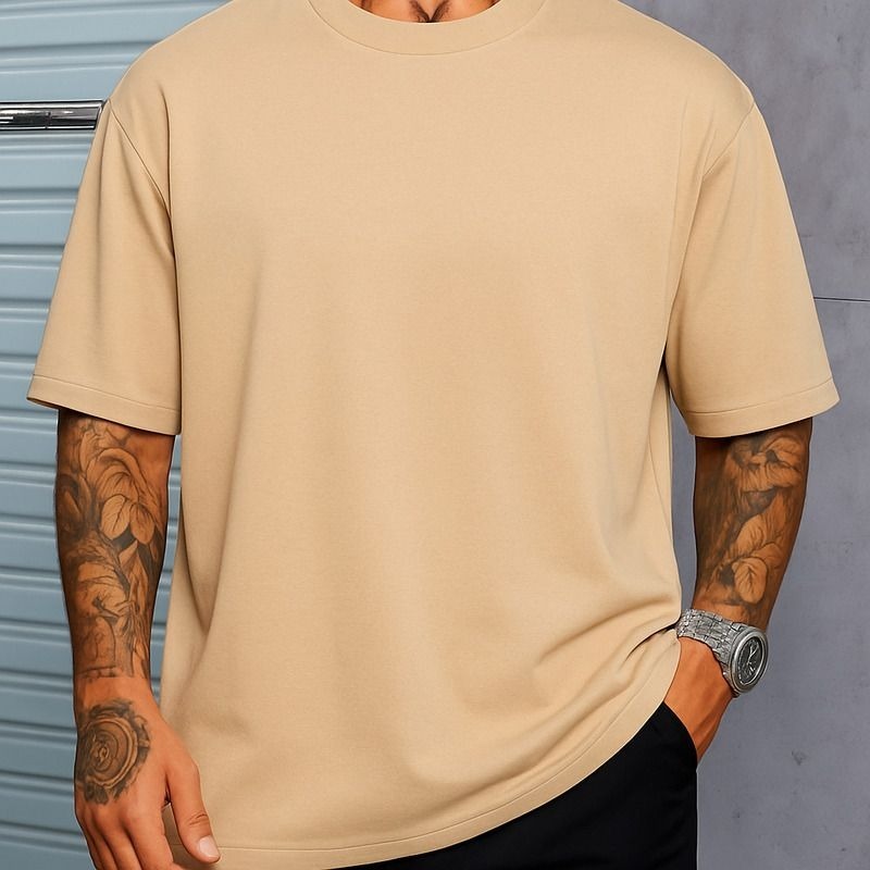 Camiseta Oversized Unissex Uma Peça – Algodão Premium Conforto e Estilo.