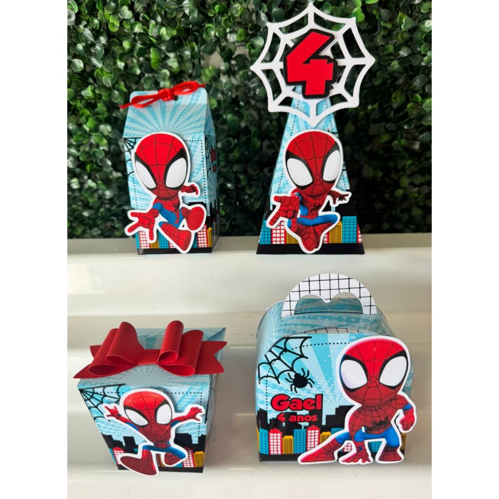Kit festa homem aranha | Spidey | homem aranha baby cute | lembrancinha | Personalizado homem aranha | só um bolinho